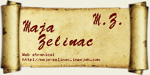 Maja Zelinac vizit kartica
